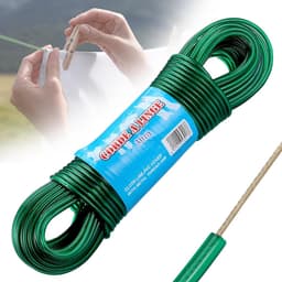 Waslijn 30 M voor Buiten - Duurzaam en Waterdicht met Stalen Kern - Voor Heavy Duty Toepassingen — thumbnail 1