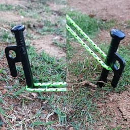 Grondankers 35 cm - 8 Stuks Metalen Haringen voor Camping en Outdoor Activiteiten — thumbnail 5