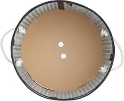 2x wasmand bamboe - ronde wasbox met deksel - 63 x 40 cm - 65 liter - zwart — thumbnail 3
