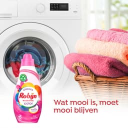5 x Robijn - Klein & Krachtig Classics Color Pink Sensation - Vloeibaar Wasmiddel - 19 Wasbeurten - Kleurbehoud - Frisheid - Biologisch Afbreekbaar - Milieuvriendelijk - Vloeibaar Wasmiddel — thumbnail 3