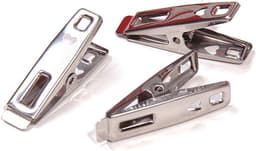 Liefdesklemmen - Wasknijpers van roestvrij staal - Wasknijpers - Quiltklemmen - Multifunctioneel - Clips met goede grip - Clips van roestvrij staal - Wasknijpers voor huishoudelijk gebruik - Voor kleding, sokken, voedselzegels, foto's - 60 stuks — thumbnail 3