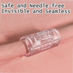 18 Counts Bed Sheet Grippers with Two-Speed Adjustment, Bed Sheet Holder Clips That Hold Slip and Fall Out, Clips for Snack Bookmark Clip Order Random Color — thumbnail 5