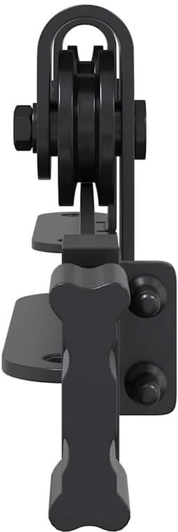vidaXL - Ophangset - voor - schuifdeur - 91 - cm - koolstofstaal — thumbnail 4