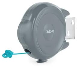 Retractable Clothesline 15m met Anti-Slack Hook en Swivel Wandbeugel – Ruimtebesparend en Veilig — thumbnail 1
