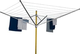 Robuuste Aluminium Droogmolen 60 Meter Waslijn Inclusief Betonhuls — thumbnail 1
