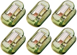 Dekbedclips, 6 stuks transparante, antislip dekbedovertrekclips, dekbedbevestigingsclips zonder spelden, dekbedovertrekclips, dekbedclips om het dekbed op zijn plaats te houden (groen) — thumbnail 1