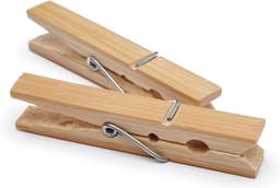 72 Haringen voor Waslijn - Traditionele Wasknijpers voor Kunst en Ambachten — thumbnail 1