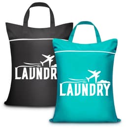Unyqoos® Set van twee waterdichte waszakken met rits voor op reis en sport — thumbnail 1