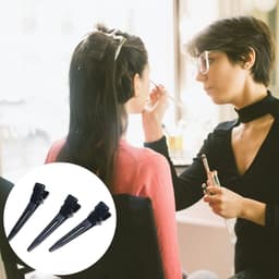 Eend-Bill Haarspelden - 40 Stuks, Zwart, Kappers-Haarklemmen, Metalen Klemmen, Haarclips voor Dames en Meisjes — thumbnail 3