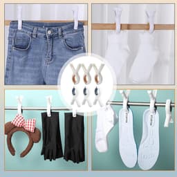 6 stuks antislip strandhanddoekclips - sterke handdoekpegs voor ligstoelen - strandstoelclips met koord voor zwembad en waslijn — thumbnail 3