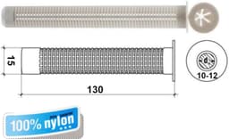 Injectieankerhulzen zeefhulzen voor injectiemortel - 20 Stück 15x130mm — thumbnail 2