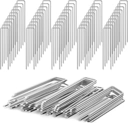 Allecta - Tuinharingen van verzinkt staal voor het bevestigen van onkruiddoeken - 50 stuks. — thumbnail 1