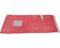 Premium wasnet 40x60 cm - Met knoopsluiting - Rood — afbeelding 1