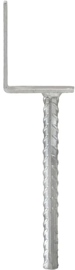 vidaXL - Hekankers - 12 - stuks - Zilver - 8x6x30 - cm - Gegalvaniseerd - staal — thumbnail 5