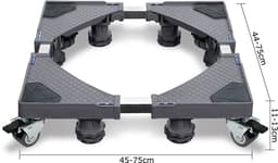 Wasmachine Onderstel - 45-75 cm - 8 Voeten - 4 Wielen - 300 kg — thumbnail 3