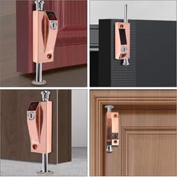 Multifunctional Garage Door Lock Universal Door Lock 2 Keys - Rose Gold, Indoor & Outdoor Delivery — thumbnail 4