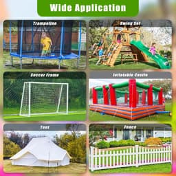 SnelShoppen - Set van 4 Grondankers Schroef 76 cm voor Stacaravan, Trampoline, Schommel, Tent, Schuur, Luifel, Hek - 7,1 cm Brede Spiraal met L-Beugel — thumbnail 5