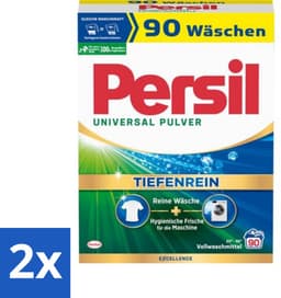 Persil Universal - Waspoeder - Witte Was - 90 Wasbeurten - Voordeelverpakking - 2 stuks — thumbnail 1