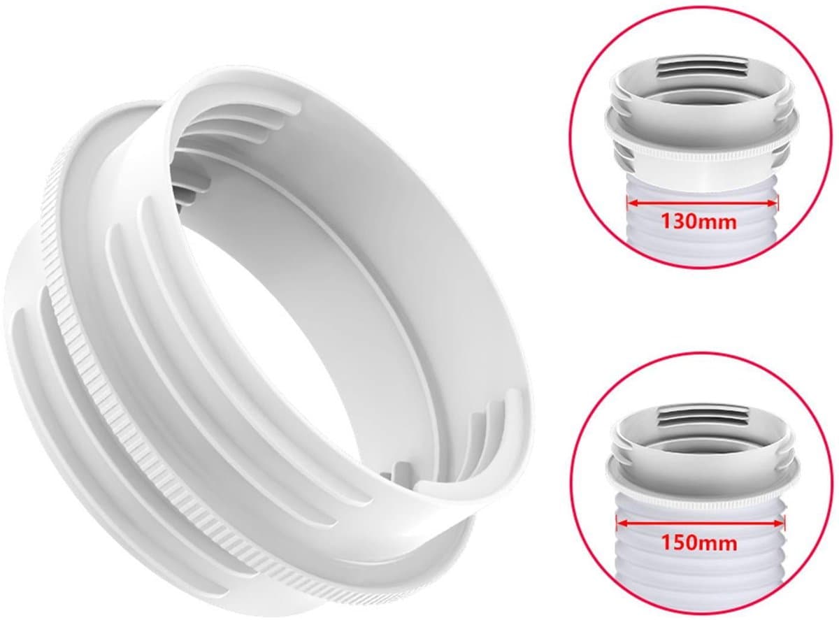 Koppelstuk Mobiele Airco Afvoerslang - binnen 130 mm / buiten 150 mm - verbindingsstuk - Airconditioning Slangkoppelin - Interface afvoerslang - afvoerslangadapter - voor mobiele airconditioning, afvoerslang — afbeelding 1