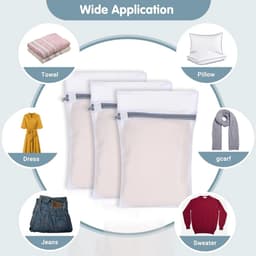 Waszakken Set - Polyester - Fijnmazig Mesh - Met Ritssluiting - Voor Delicate Kleding — thumbnail 4