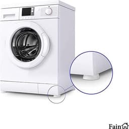 Trillingsdempers wasmachine – Set van 4 stuks – Wit - Voetjes wasmachine & droger - Wasmachine demper – Anti trillings / vibratie dempers pads – Antislip rubber – Trillingsmat – Antislipmat - Schokdempers wasmachine — thumbnail 2