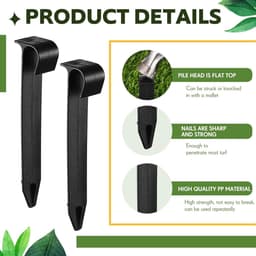 Omgoods - 100 Stuks Grondpinnen voor Irrigatiesysteem — thumbnail 4