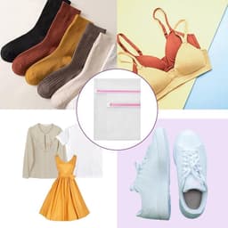 Set van 4 Herbruikbare Waszakken met Rits voor Delicate Kleding, Ondergoed en Reisorganizer - 23×30 cm en 30×40 cm — thumbnail 3