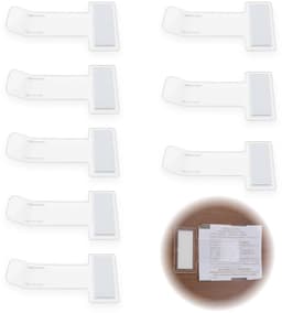 SolidKeus - Set van 8 Transparante Parkeerkaart Clips voor Windshield — thumbnail 1