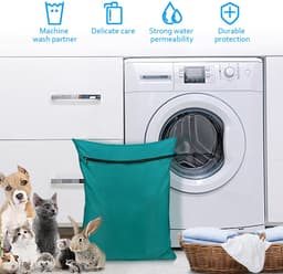 Solidchoice - Waszak voor Huisdier Handdoeken en Speelgoed, Blauw — thumbnail 3