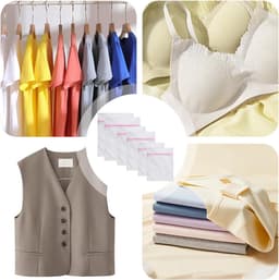 Waszakken set van 6 - Mesh stof - Eco-vriendelijk en duurzaam - Voor kleding en ondergoed - ShopVlot — thumbnail 5
