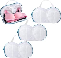 3x Bh Waszakken - Bh Wasnetje Voor Wasgoed - Anti-Vervorming - Waszakje Lingerie - Premium Lingerie Waszakje - 19x35cm - Met Rits - Waszak Bh - Delicaat Wasgoed - Waszak - Wasgoed - Waszakje Waszak - Wasnet - Wasmachine - Geschikt Voor A-C-cup — thumbnail 1