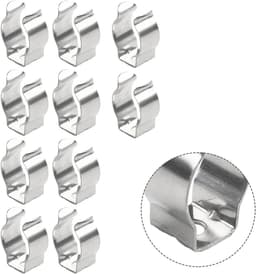 Gereedschap Clips - Veerklemmen Hangers - Gereedschap Opbergen - Roestvrij Staal - 6-28mm - Zilver — thumbnail 4