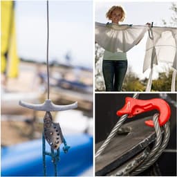 SnelShoppen - Waslijn PVC staalkabel 4mm 6x7 verzinkt, staalkabel ommanteld touw, 10 meter voor tuin, balkon, camping en meer — thumbnail 4