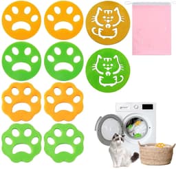 Solidchoice - Set van 10 Herbruikbare Pet Hair Removers met Waszak — thumbnail 1