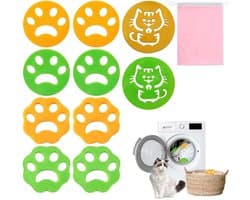 Solidchoice - Set van 10 Herbruikbare Pet Hair Removers met Waszak