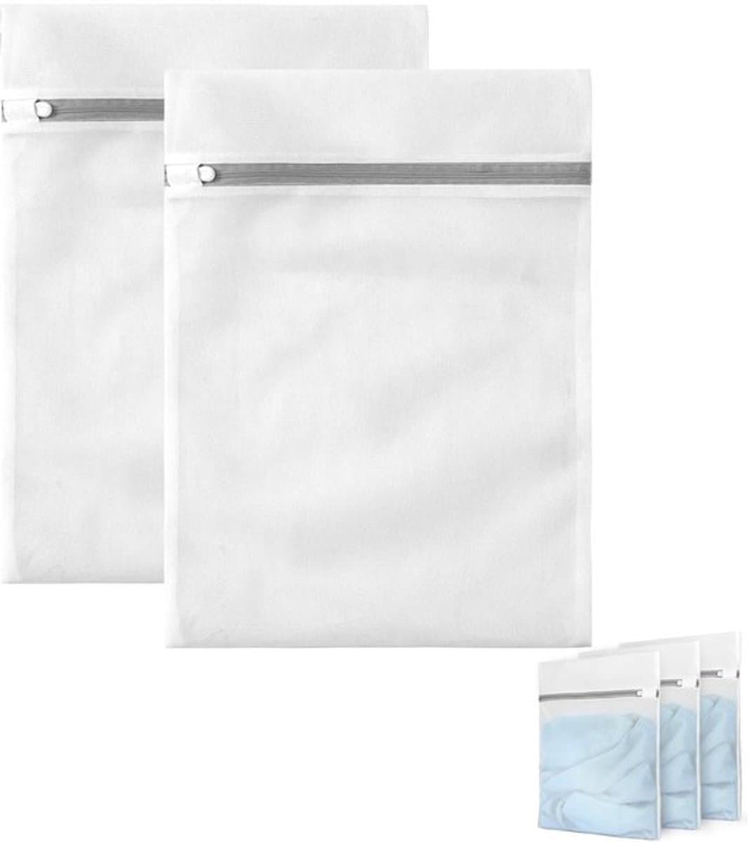 Waszak Groot - Waszakjes met Rits - Wasnet voor Wasmachine - Waszakken voor Wasgoed - Waszakje voor Kleding - Duurzaam Polyester 40x50/50x60 cm — afbeelding 1