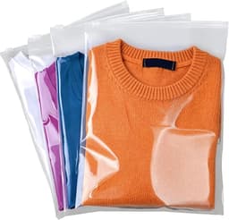 Grote Ritssluitingszakken - Transparant - 40 x 30 cm - Herbruikbare Waterdichte Organisatorzakjes - Voor Kleding en Schoenen — thumbnail 1