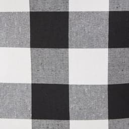 CAMZ10457 Polyester opbergmand of vuilnisbak met duurzame katoenen handgrepen, Home Organizer oplossing voor kantoor, slaapkamer, kast, speelgoed, wasserij, medium, zwart en wit — thumbnail 3