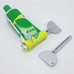 Buis Squeezer - 3 Stuks - Metalen Tandpasta Dispenser - Duurzaam Ontwerp - Geschikt voor Crèmes - Vermindert Afval - 84x37mm - Tandpasta Knijper — thumbnail 5