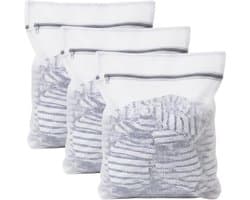 Wasnet voor Wasmachine - 3 Stuks, 50 x 60 cm, Ideaal voor Delicate Kleding en Ondergoed