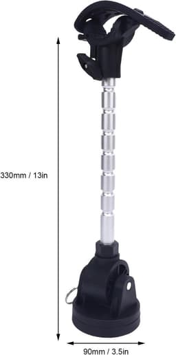 Trolling Motor Stabilizer Mount Vervanging voor Terrova voor Ulterra Trolling Motor Stabilizer MountTrolling SupportTrolling Holder MountVerstelbaar — thumbnail 4