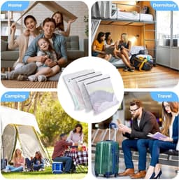 Wasmachine Wasnetjes Set van 8 Stuks 40 x 30 cm, Ideaal voor Kleine Wasgoed en Delicate Kleding — thumbnail 5