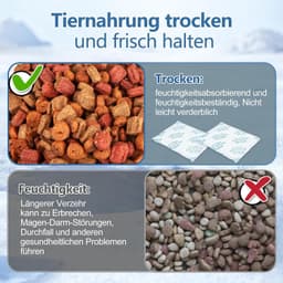 10 stuks droogmiddel voor Petkit 5L kattenvoerautomaten, droogmiddel vervanging voor katten- en hondenvoerautomaat, voedsel, ruilhandel — thumbnail 5