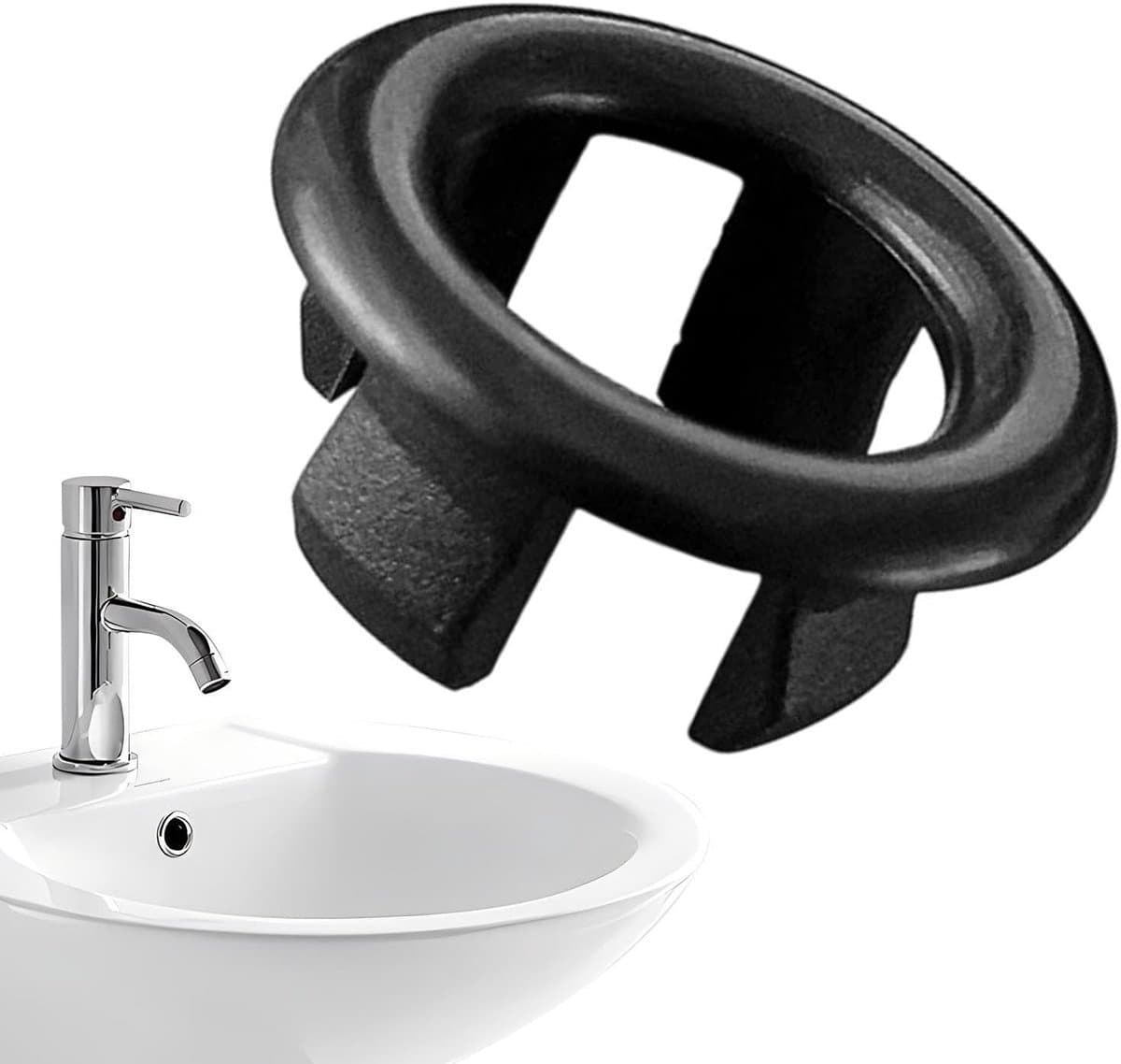 Wastafel Overloop Ring Reparatie Installatie Bad Wastafel — afbeelding 1