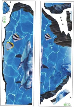 1Set Vloerstickers Kinderkamer Zelfklevende Onderwater Muurdecoratie Speelkamer Kleuterklas Wanddecoratie — thumbnail 1