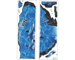 1Set Vloerstickers Kinderkamer Zelfklevende Onderwater Muurdecoratie Speelkamer Kleuterklas Wanddecoratie