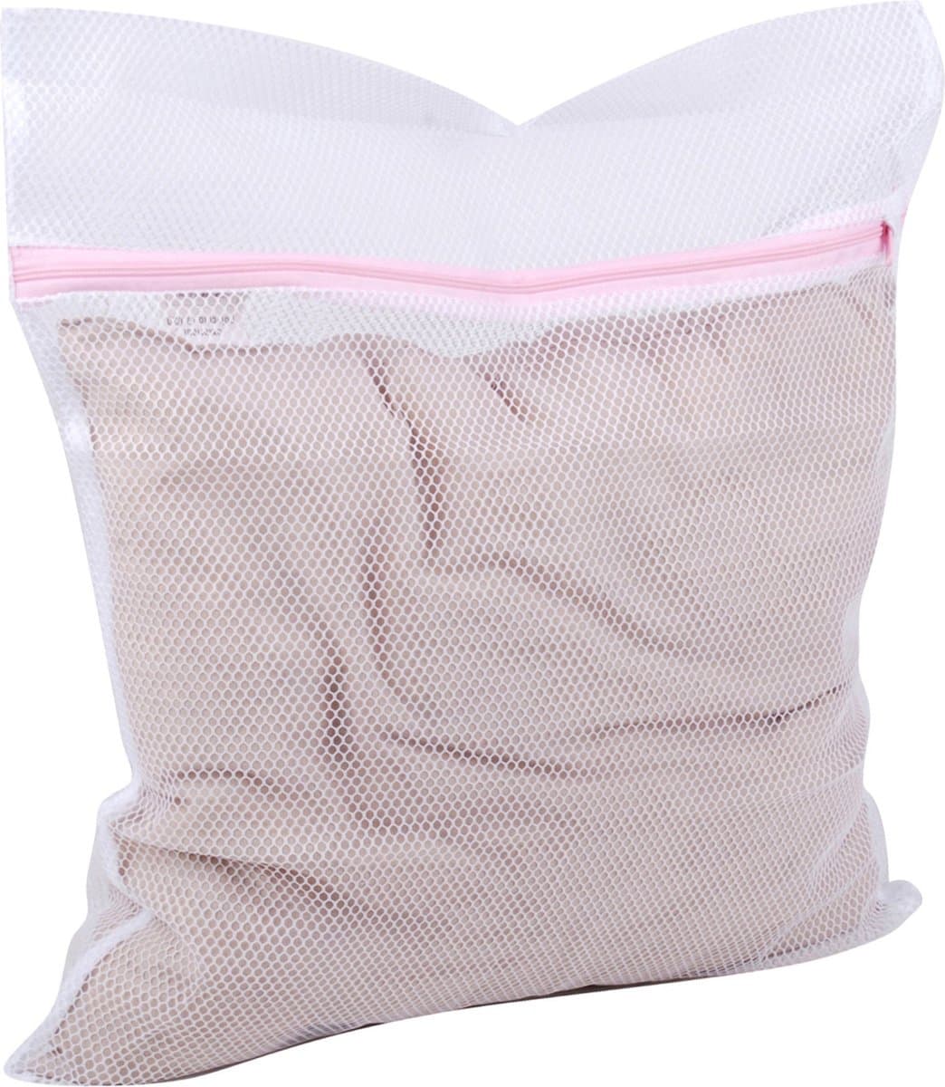 Urban Living Waszakken XXL size voor delicaat wasgoed - lingerie/bh waszak - wit - 38 x 48 cm — afbeelding 1