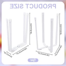 Vouwbaar en multifunctioneel droogrek voor waterflessen en bekers - Ideaal voor keukenopslag en organisatie van plastic zakken en afvalzakken — thumbnail 4