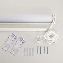 8 Sets Vouwgordijn, P Clip, Plastic Roman Blind, Kettingkoord, P Klemmen, Kindveiligheid, Rolgordijn Clips voor Gordijnen met 8 Schroeven en 8 Plastic Kolommen — thumbnail 4