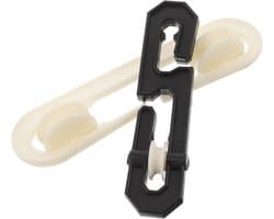 Waslijnscheiders - Kledingverdelers Waslijnaccessoires - Efficiënt Wassen - Wrijvingsvrij Nylon Wiel - 18 cm - Diverse kleuren